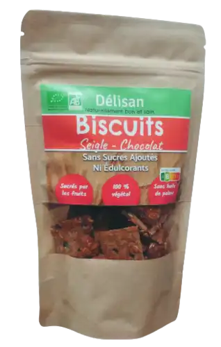 Biscuits seigle chocolat